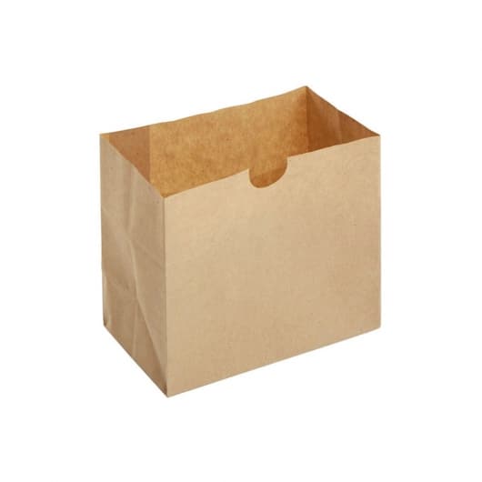 Brown Mini Snack Bag 4 1/4" x 2 1/2" x 3 3/4"