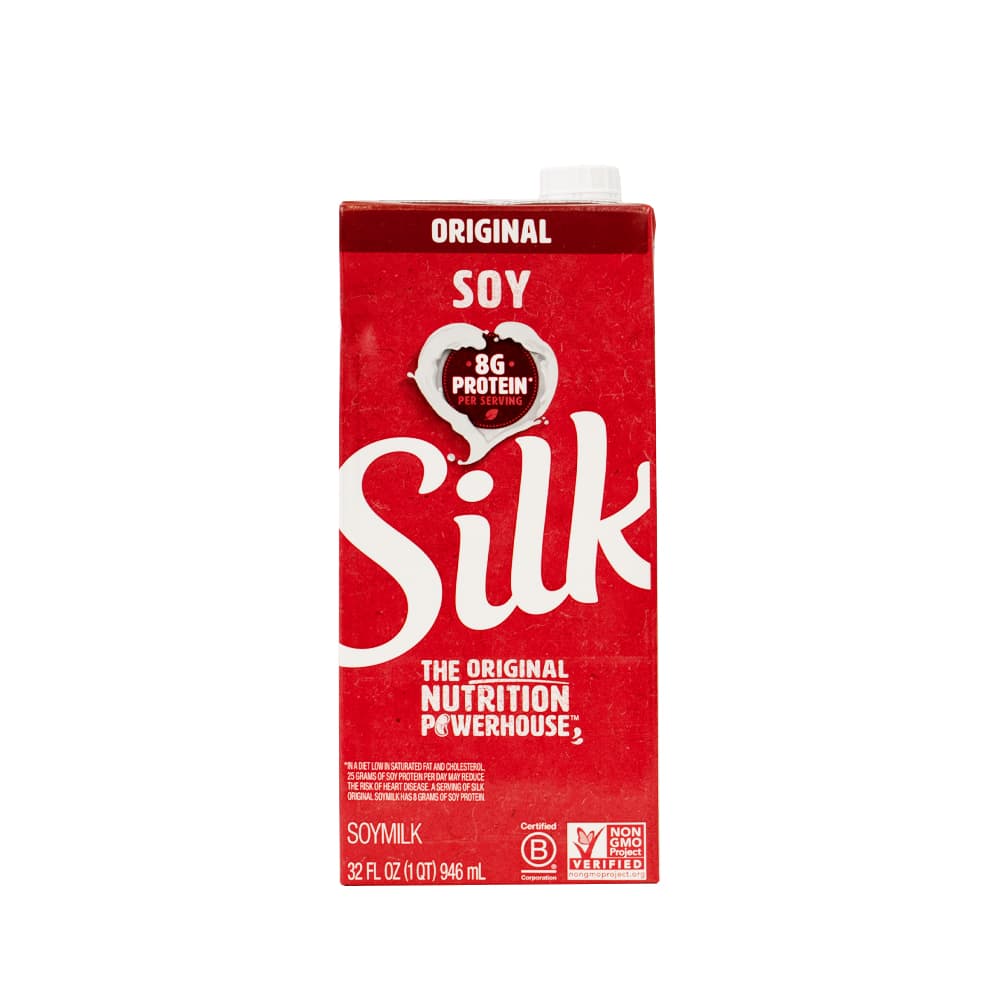 Silk Original Plain Soy Milk Food Related