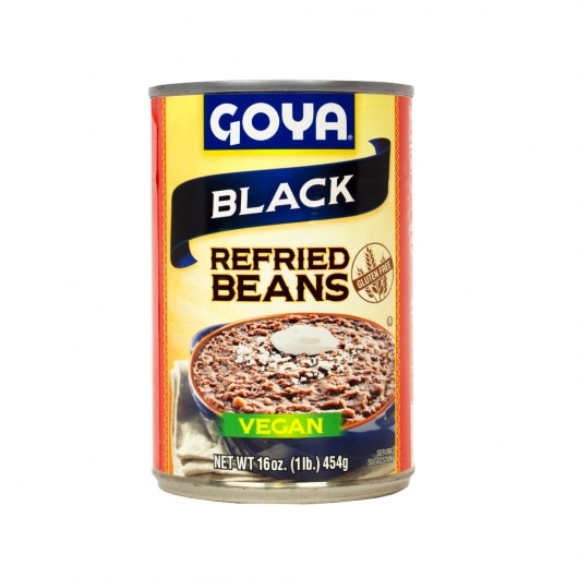 Goya black beans nutrition label