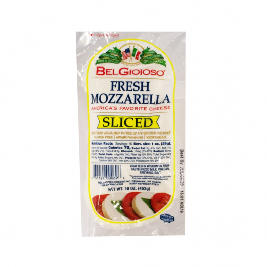 Mozzarella Log Sliced by Belgioioso