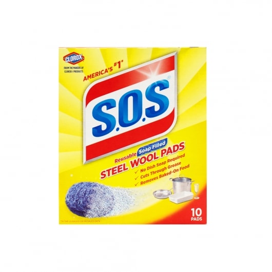 SOS Steel Wool Soap Pads (10 ct)