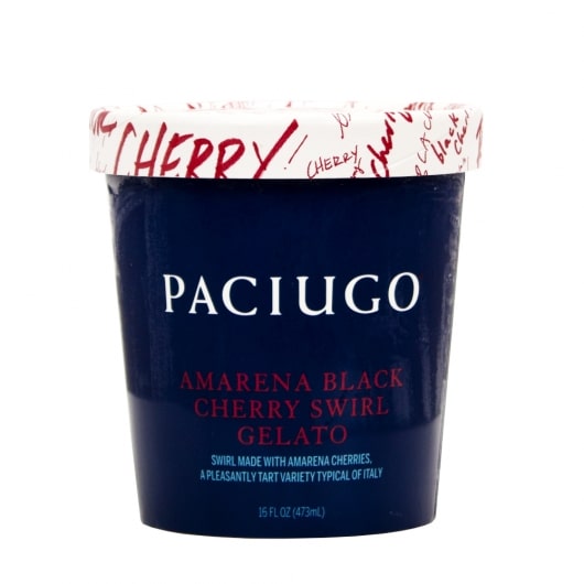 Amarena Black Cherry Swirl Gelato by Paciugo