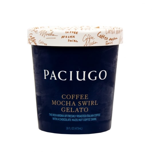 Coffee Mocha Swirl Gelato by Paciugo
