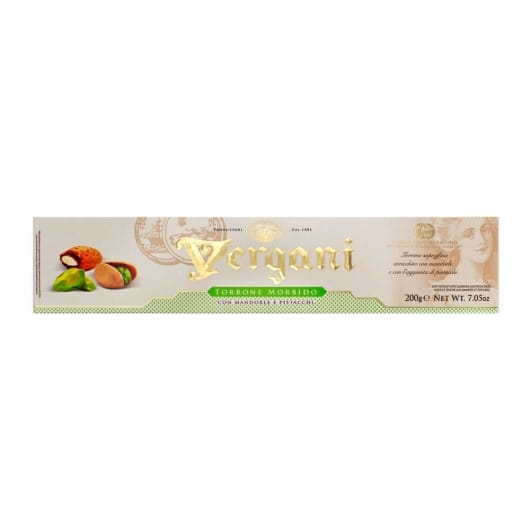 Soft Torrone with Pistachio and Almonds