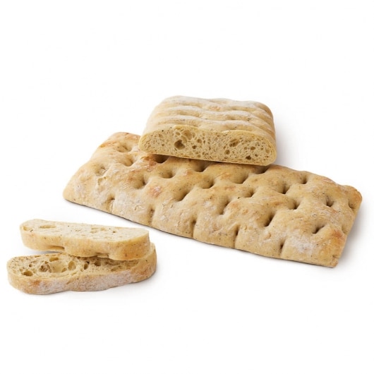 Unsliced Herbed Focaccia Bread Loaf