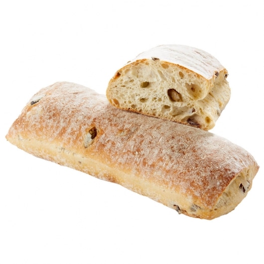 Unsliced Rustic Olive Bread Loaf