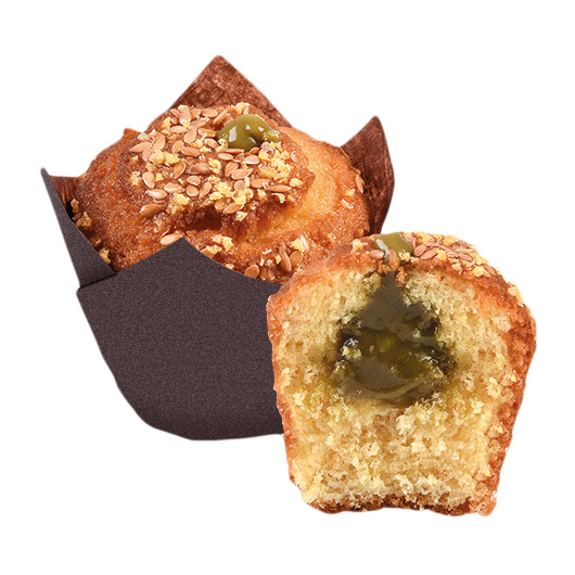 Pistachio Muffin with Pistachio Cream