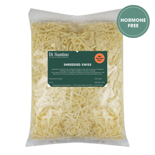 Feather Shredded Swiss Hormone Free