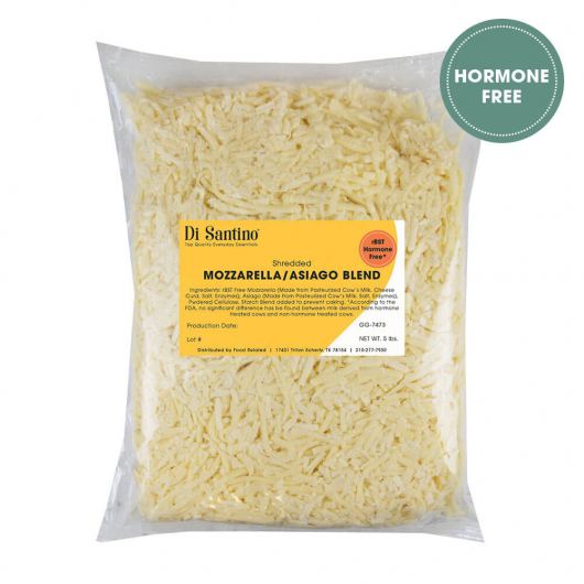 Shredded Mozzarella/Asiago Blend Hormone Free