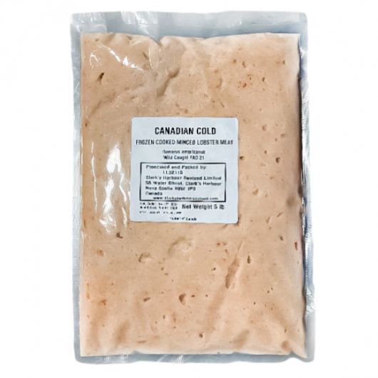 Cooked Lobster Meat - Minced - Nova Scotia - 1 Package