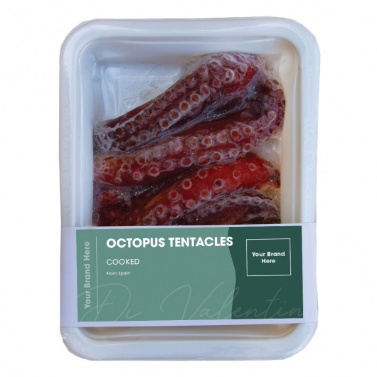 Retail Packed Cooked Octopus Tentacles 2-4 oz
