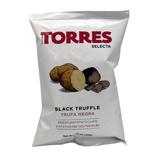 Potato Chips flavored with Black Truffle