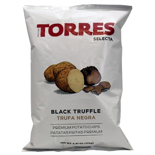 Potato Chips flavored with Black Truffle