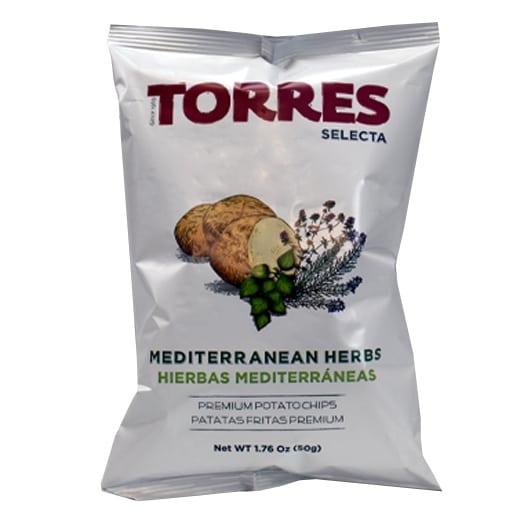Potato Chips flavored with Mediterranean Herbs