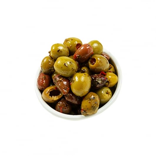 Pitted Olive Medley in Oil