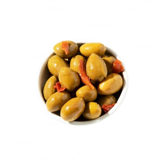 Paterno Cracked Green Olives with Pits