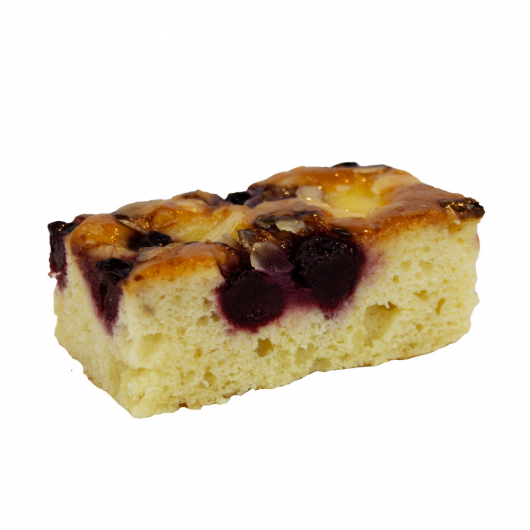 Cherry Almond Custard Cake