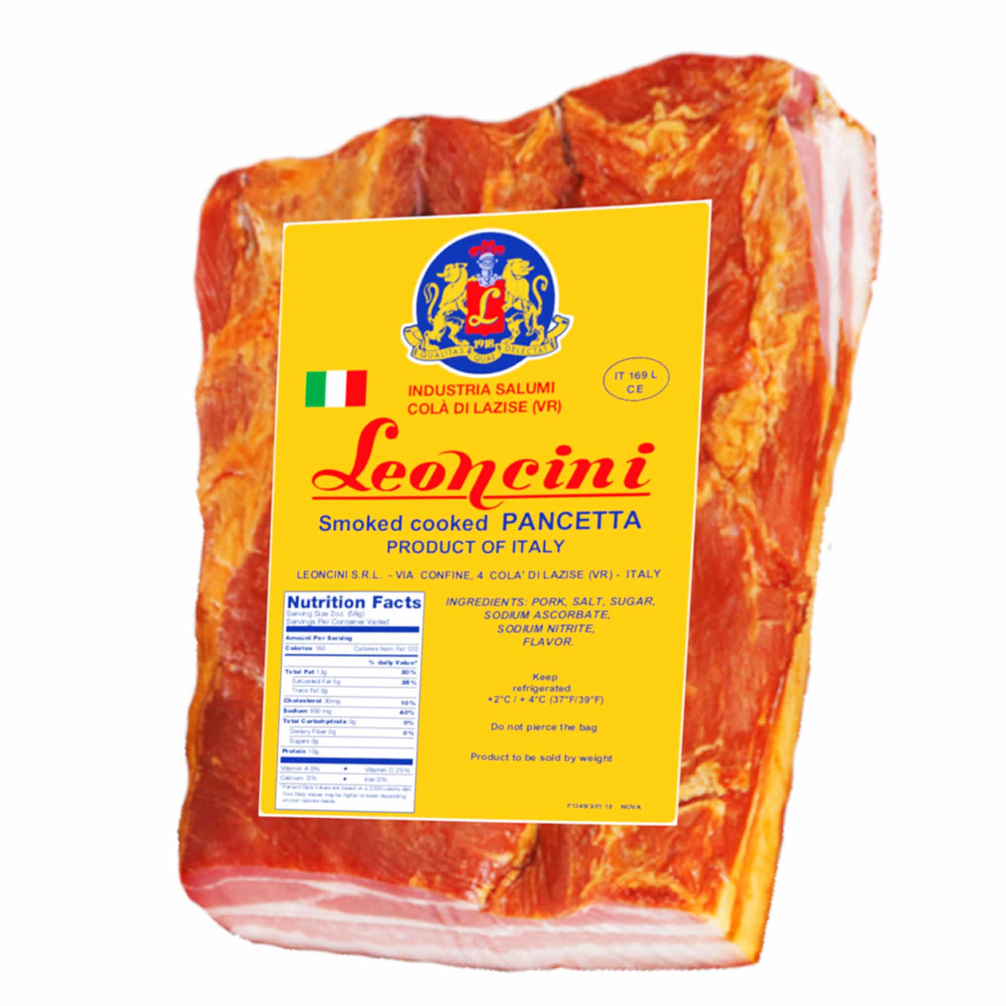 Pancetta Flat Smoked by Leoncini Food Related