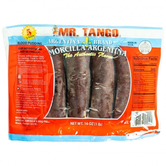 Morcilla Argentina Blood Sausage Links Frozen by Mr. Tango