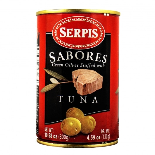 Manzanilla Green Olives Stuffed with Tuna in Brine