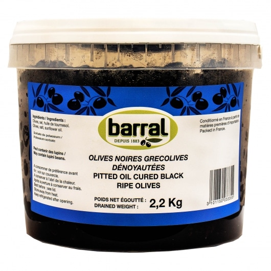 Oil Cured Black Olives in Oil - no Pits