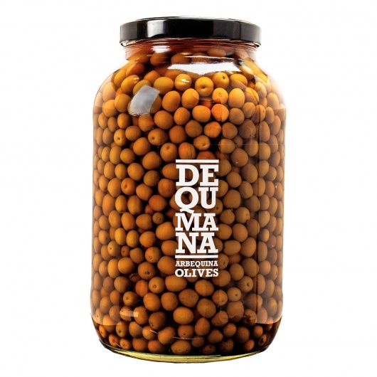 Arbequina Green Olives in Brine - with Pits