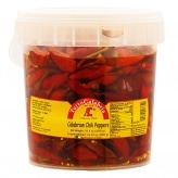 Short Size Spicy Calabrian Peppers in Oil by Tutto Calabria