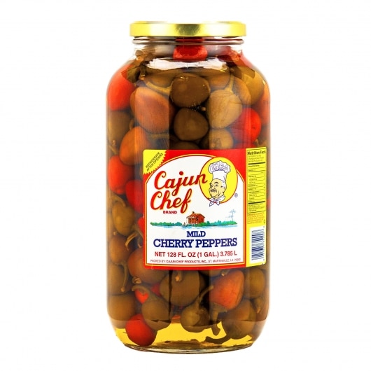 Green Mild Cherry Peppers in Brine