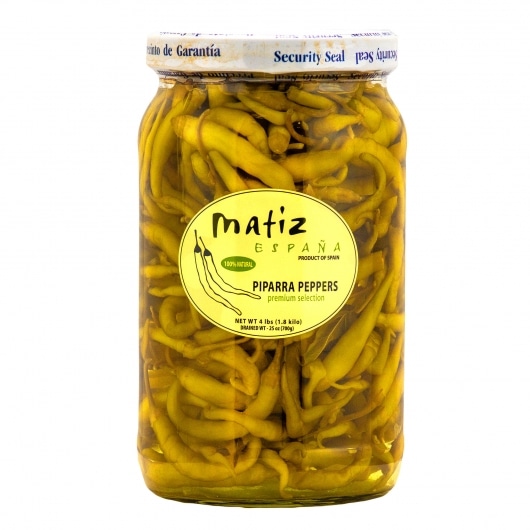 Yellow Piparra Peppers in Brine