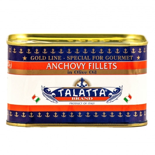 Brown Anchovy Fillet in Olive Oil