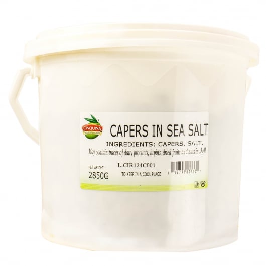 Capers in Sea Salt Nonpareil by Cinquina