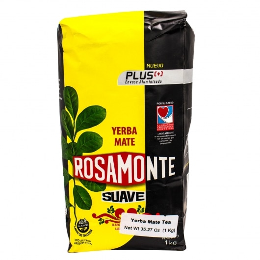 Yerba Mate Mild Suave con Palo Loose with Stems by Rosamonte